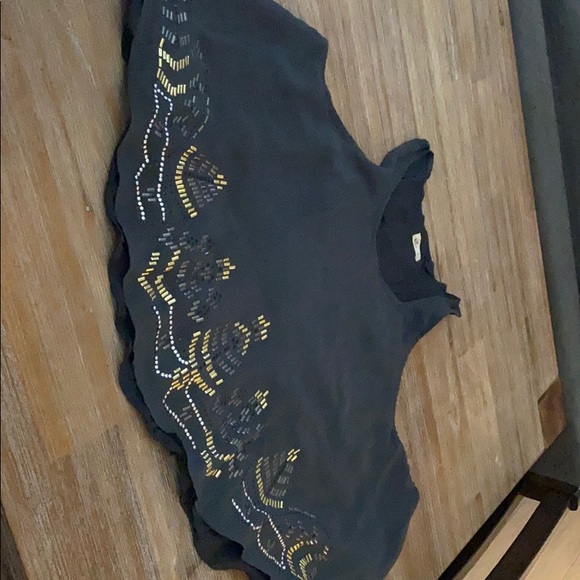 A-line chiffon front blouse with metallic stud - Picture 1 of 2